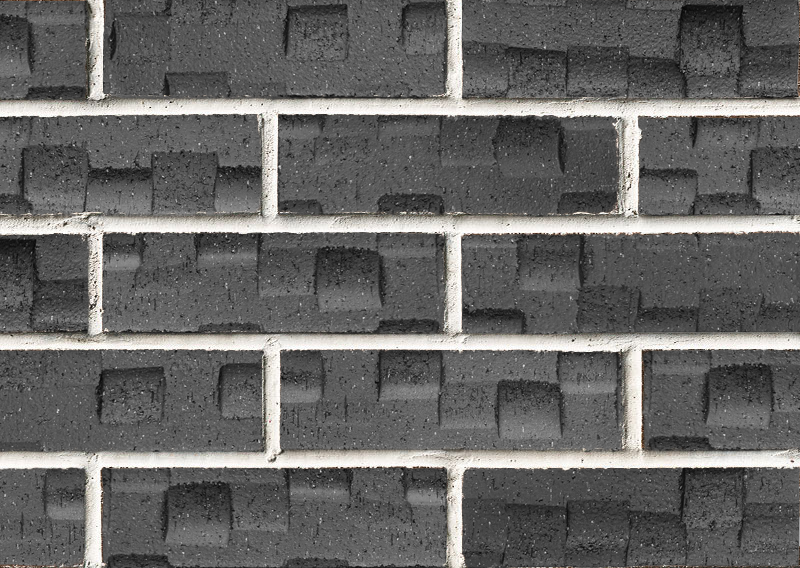Darlington Thin Brick close up dark grey