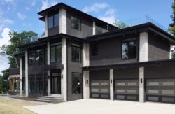 Residential Lake House Field Applied Thin Brick Example