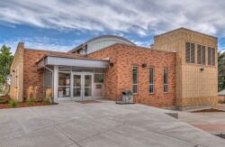 Glennrock Library Field Applied Thin Brick Example