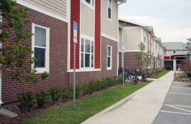 Newman Student Housing Pre-Cast Thin Brick Example